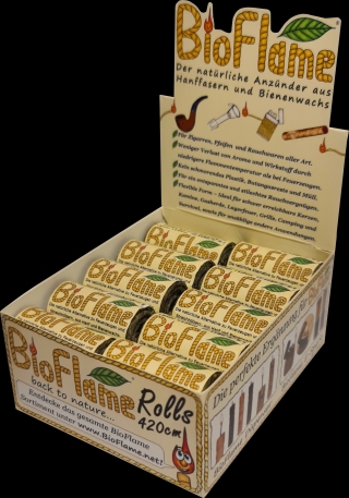 Bio Flame Hanfseil (Pro Karton sind 20  420cm Rollen enthalten)